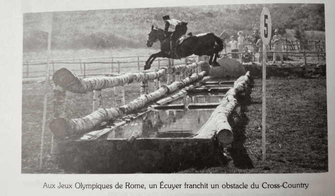 Obstacolele grele de la Cross-Country de la Olimpiada din Roma - Sursa Le Cadre Noir - Saumur