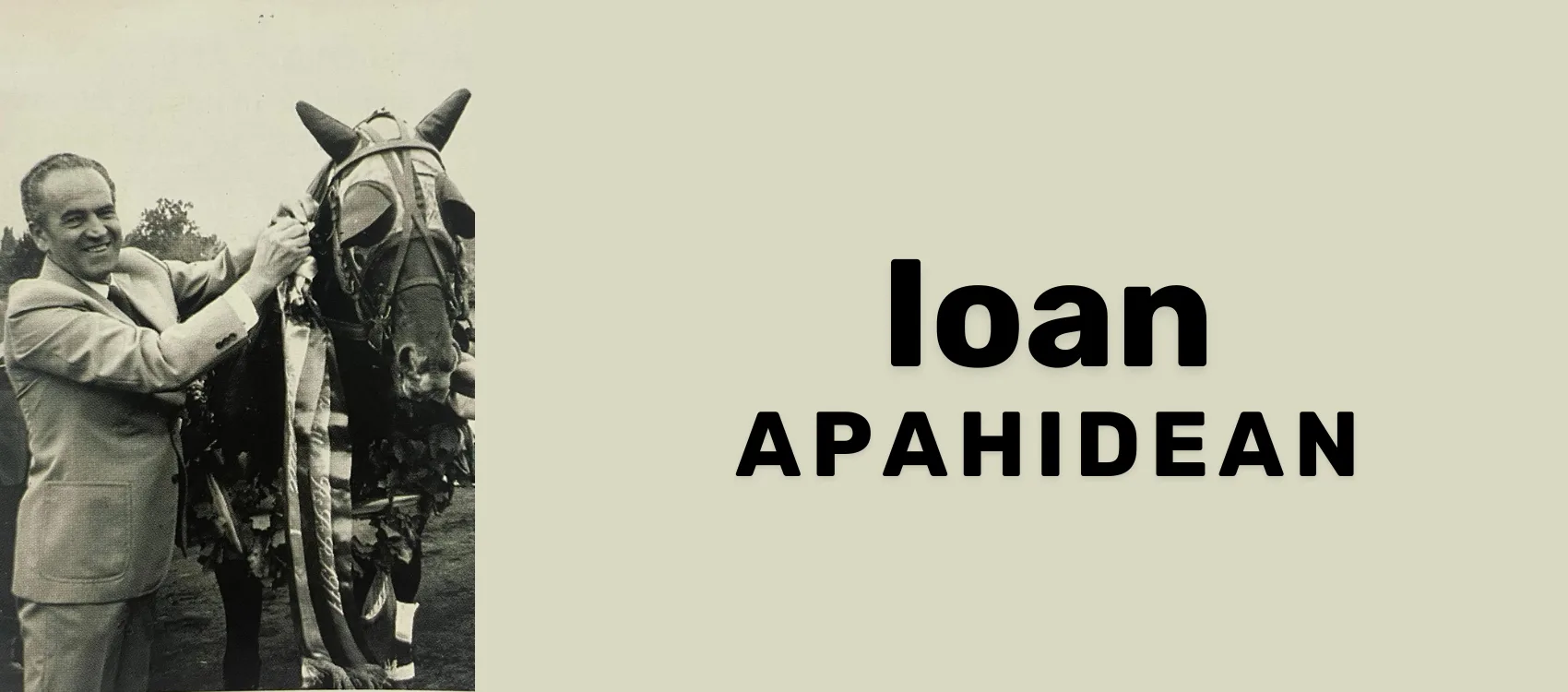 Dr. Ioan Apahidean – o viață dedicată cailor
