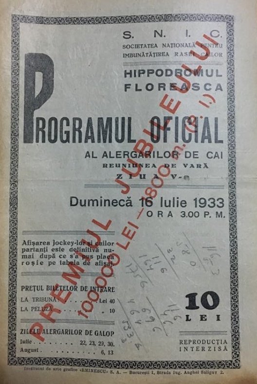 Program Floreasca 1933