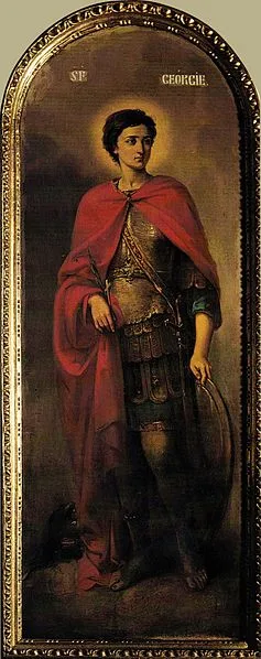 Nicolae_Grigorescu_-_Manastirea_Agapia_-_Sfantul_Gheorghe