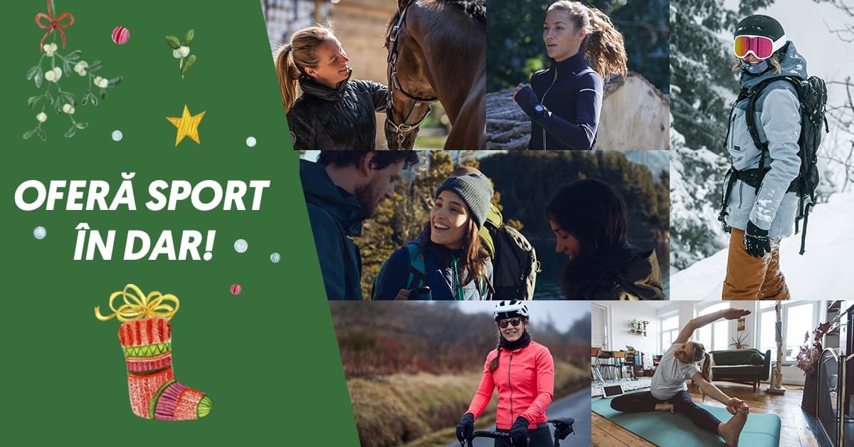 Sport in dar cadouri Decathlon