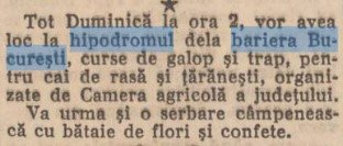 Alergări iunie 1930 la hipodrom Ploiesti