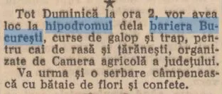 Alergări iunie 1930 la hipodrom Ploiesti
