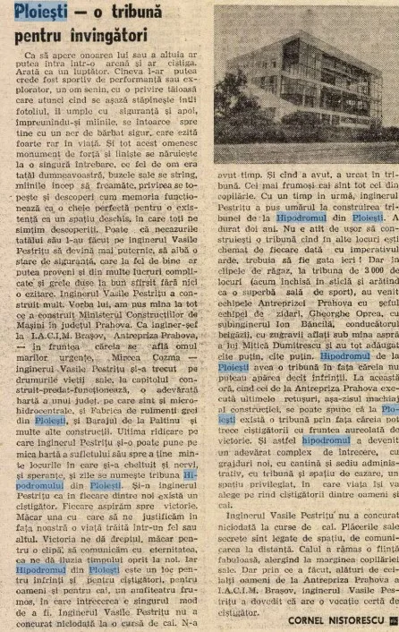Flacara 1984 - noua tribuna