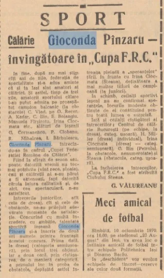 Flacăra Iaşului, octombrie 1970