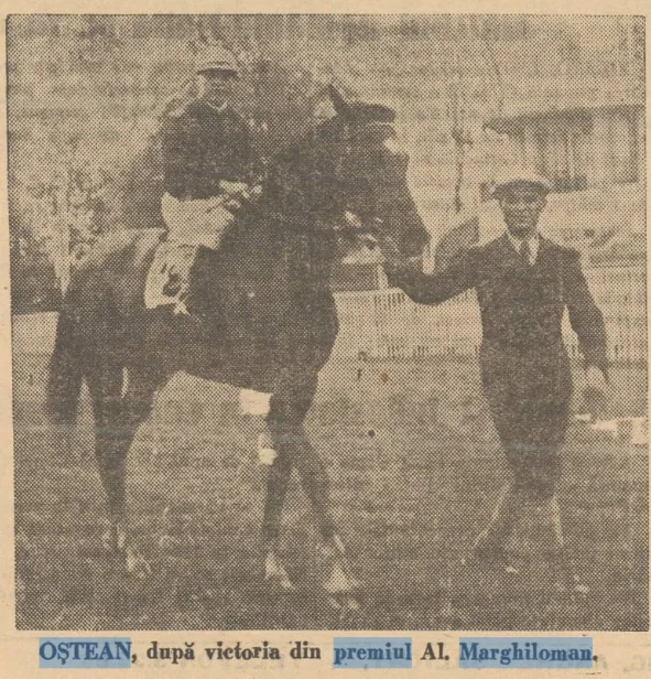 Ostean 1938, premiu galop