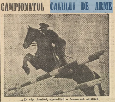 Campionatul Calului de Arme - Gazeta Sporturilor, august 1938, nr. 2862