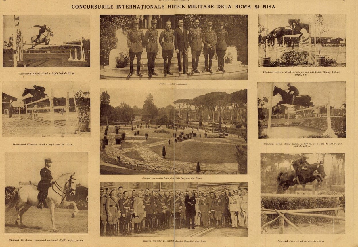 Concursul hipic de la Nisa si Roma - 1930 - Ilustratiunea Romana