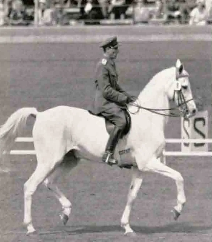 Nicolae Mihalcea cu Mihnea Olimpiada din 1956