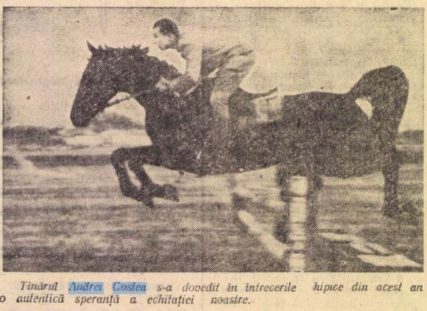Andrei Costea - 1959 la Clubul Recolta - Sportul Popular, octombrie 1959