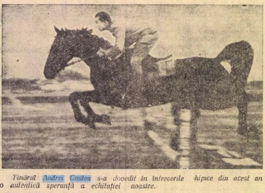 Andrei Costea - 1959 la Clubul Recolta - Sportul Popular, octombrie 1959