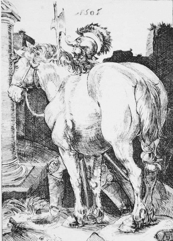 The Great English Horse - www.gutenberg.org/license - Picture by Albert Dürer